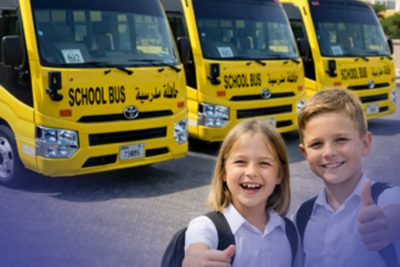 arab falcon school bus rental