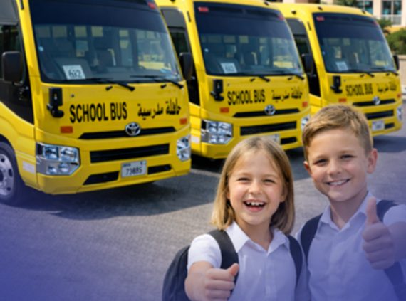 arab falcon school bus rental